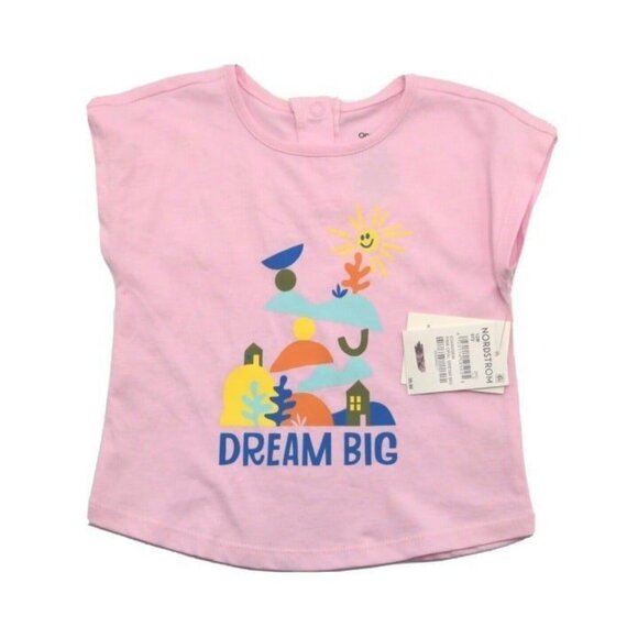 Open Edit Nordstrom Baby Clothes Top & Pants Set / Lot 3M Pink Dream Big NEW - Picture 3 of 10